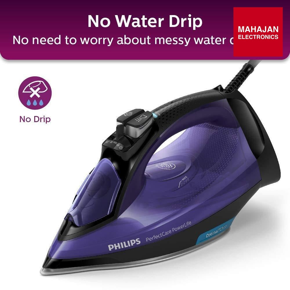 Philips GC3925/34 Steam Iron 2400 Watts | PowerSteam Technology | Ceramic Soleplate | Vertical Steaming Philips