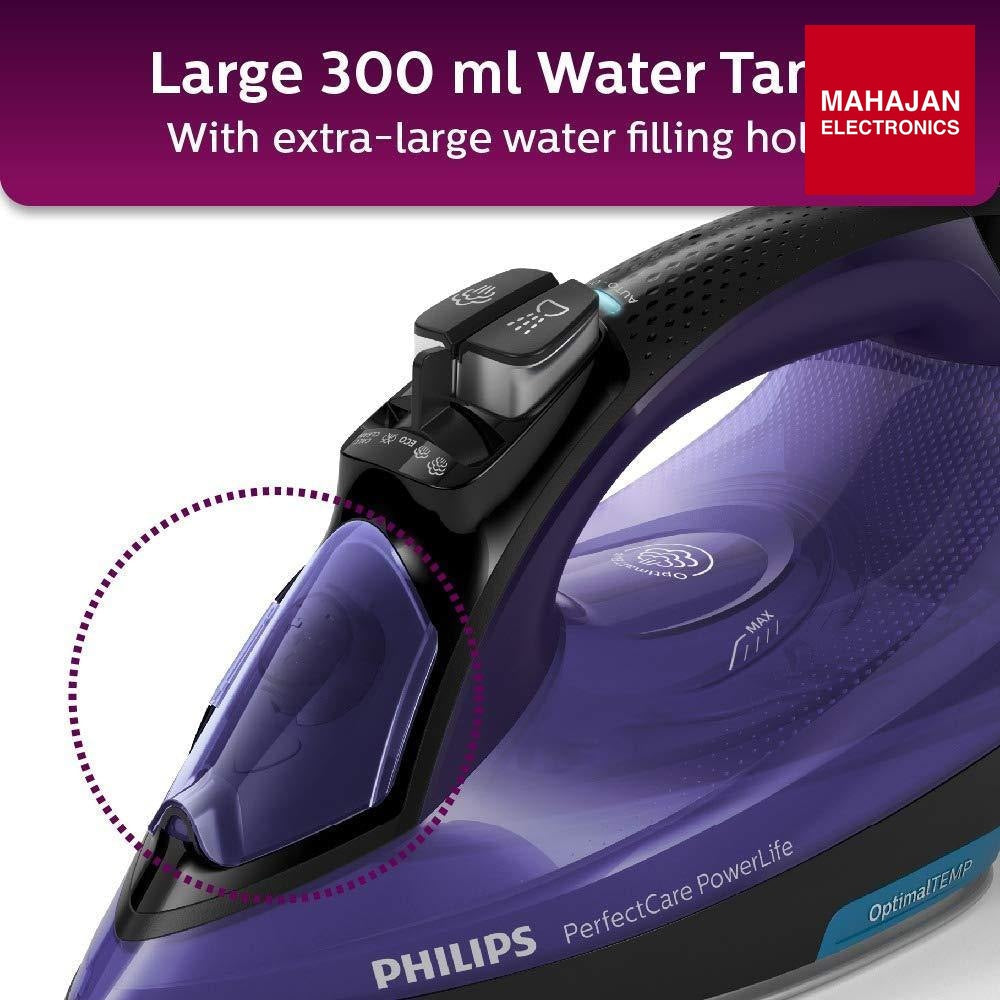 Philips GC3925/34 Steam Iron 2400 Watts | PowerSteam Technology | Ceramic Soleplate | Vertical Steaming Philips