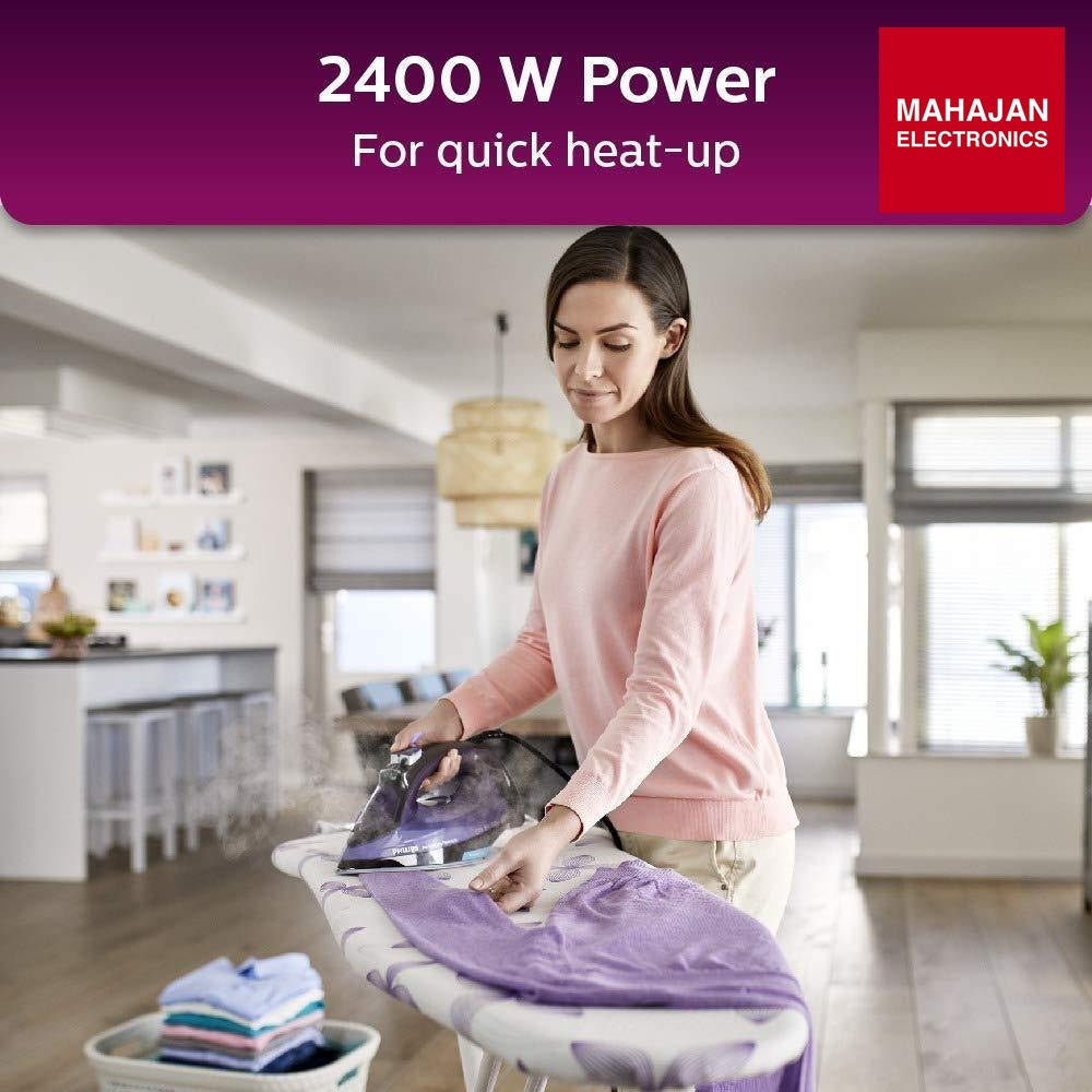Philips GC3925/34 Steam Iron 2400 Watts | PowerSteam Technology | Ceramic Soleplate | Vertical Steaming Philips
