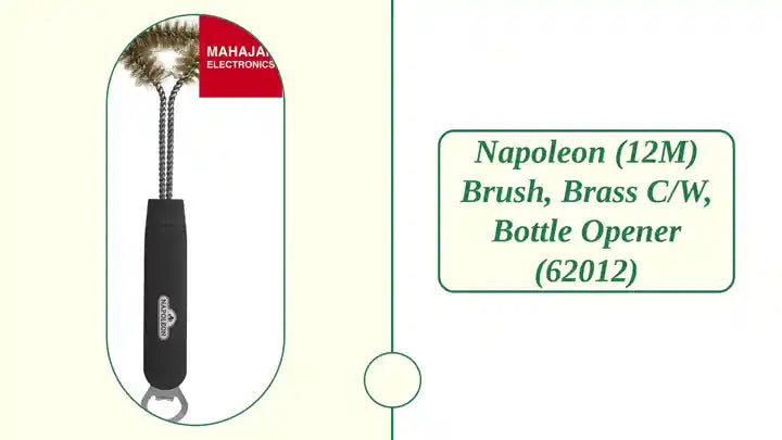 Napoleon (12M) Brush, Brass C/W, Bottle Opener (62012) by@Outfy