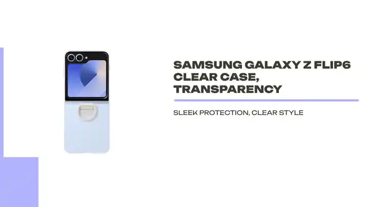 Samsung Galaxy Z Flip6 Clear Case, Transparency by@Outfy