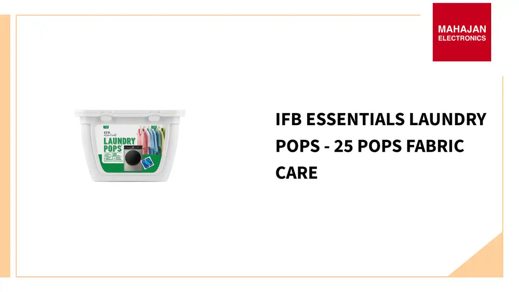 IFB essentials Laundry Pops - 25 Pops Fabric Care by@Outfy