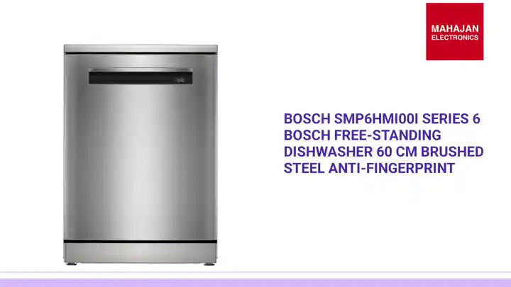 Bosch SMP6HMI00I Series 6 Bosch free-standing dishwasher 60 cm Brushed steel anti-fingerprint by@Outfy
