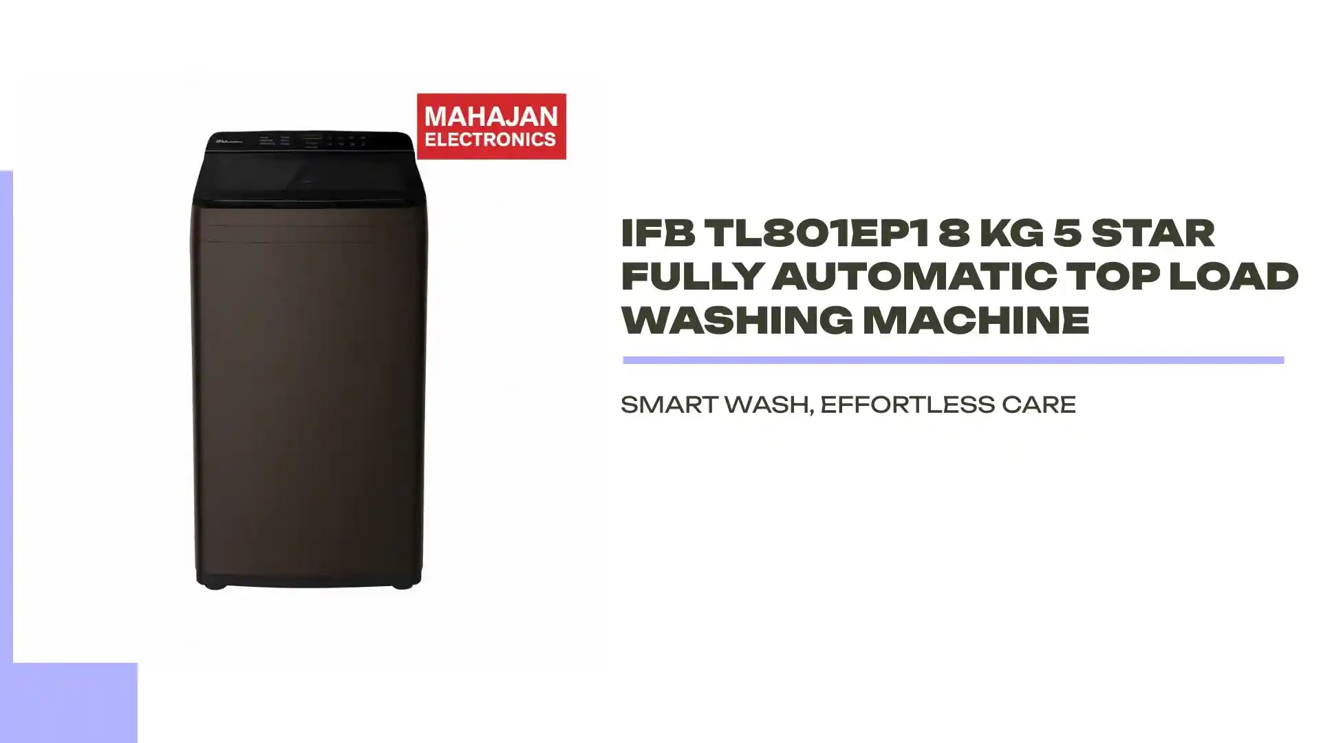 IFB TL801EP1 8 Kg 5 Star Fully Automatic Top Load Washing Machine by@Outfy