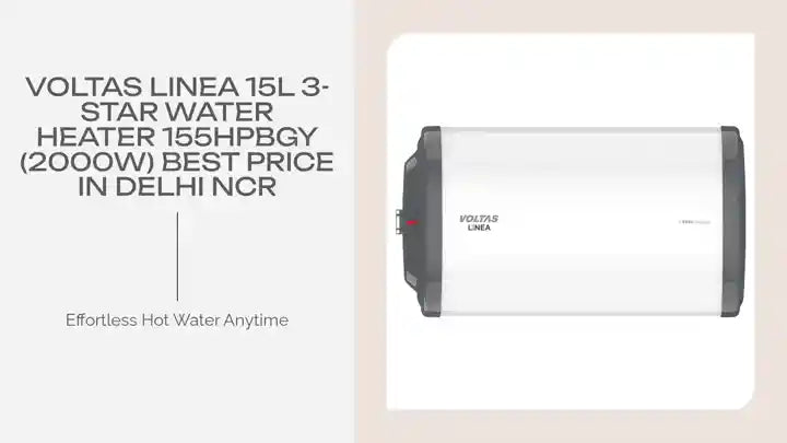 Voltas Linea 15L 3-Star Water Heater 155HPBGY (2000W) Best Price in Delhi NCR by@Outfy