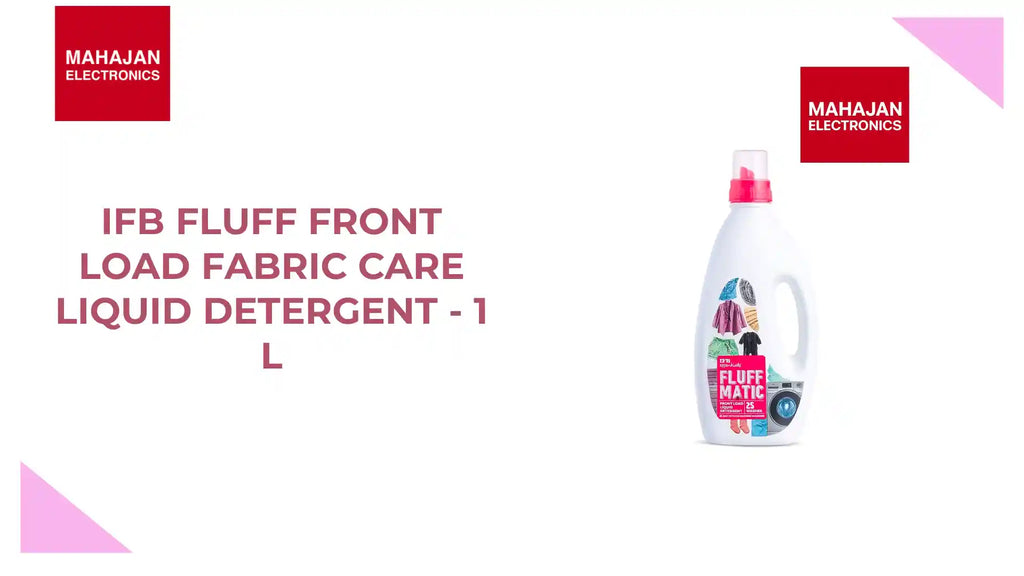IFB Fluff Front Load Fabric Care Liquid Detergent - 1 L by@Outfy