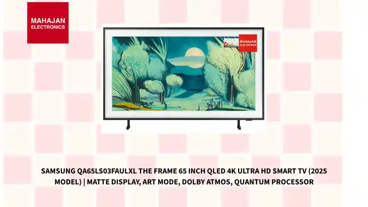 Samsung QA65LS03FAULXL The Frame 65 Inch QLED 4K Ultra HD Smart TV (2025 Model) | Matte Display, Art Mode, Dolby Atmos, Quantum Processor by@Outfy