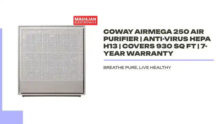 Coway AirMega 250 Air Purifier | Anti-Virus HEPA H13 | Covers 930 sq ft | 7-Year Warranty by@Outfy