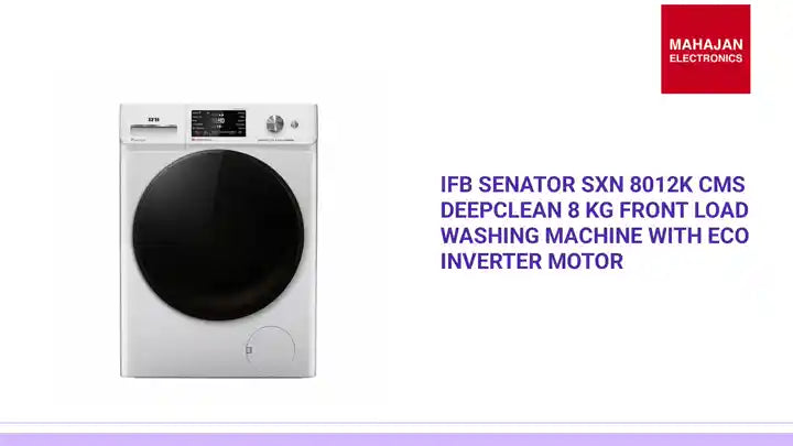 IFB Senator SXN 8012K CMS DeepClean 8 kg Front Load Washing Machine with Eco Inverter Motor by@Outfy