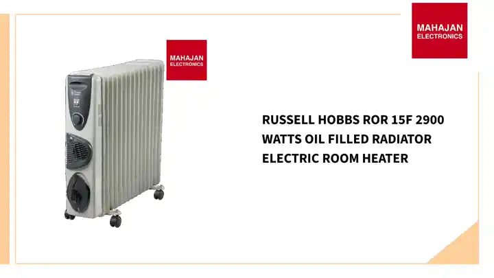 Russell Hobbs ROR 15F 2900 Watts Oil Filled Radiator Electric Room Heater by@Outfy