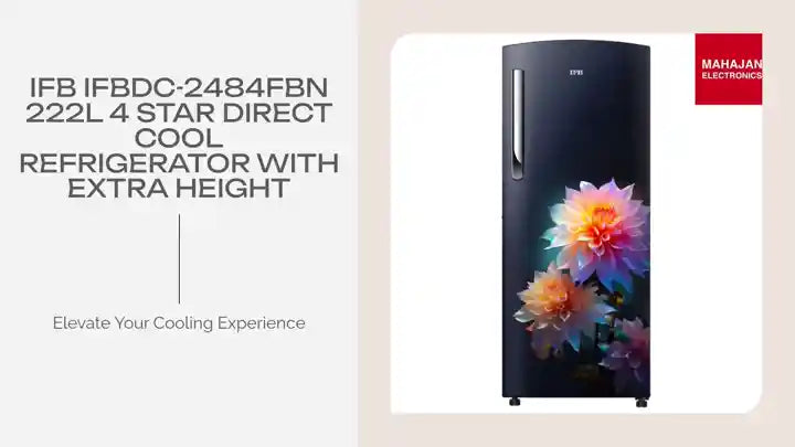 IFB IFBDC-2484FBN 222L 4 Star Direct Cool Refrigerator with Extra Height by@Outfy