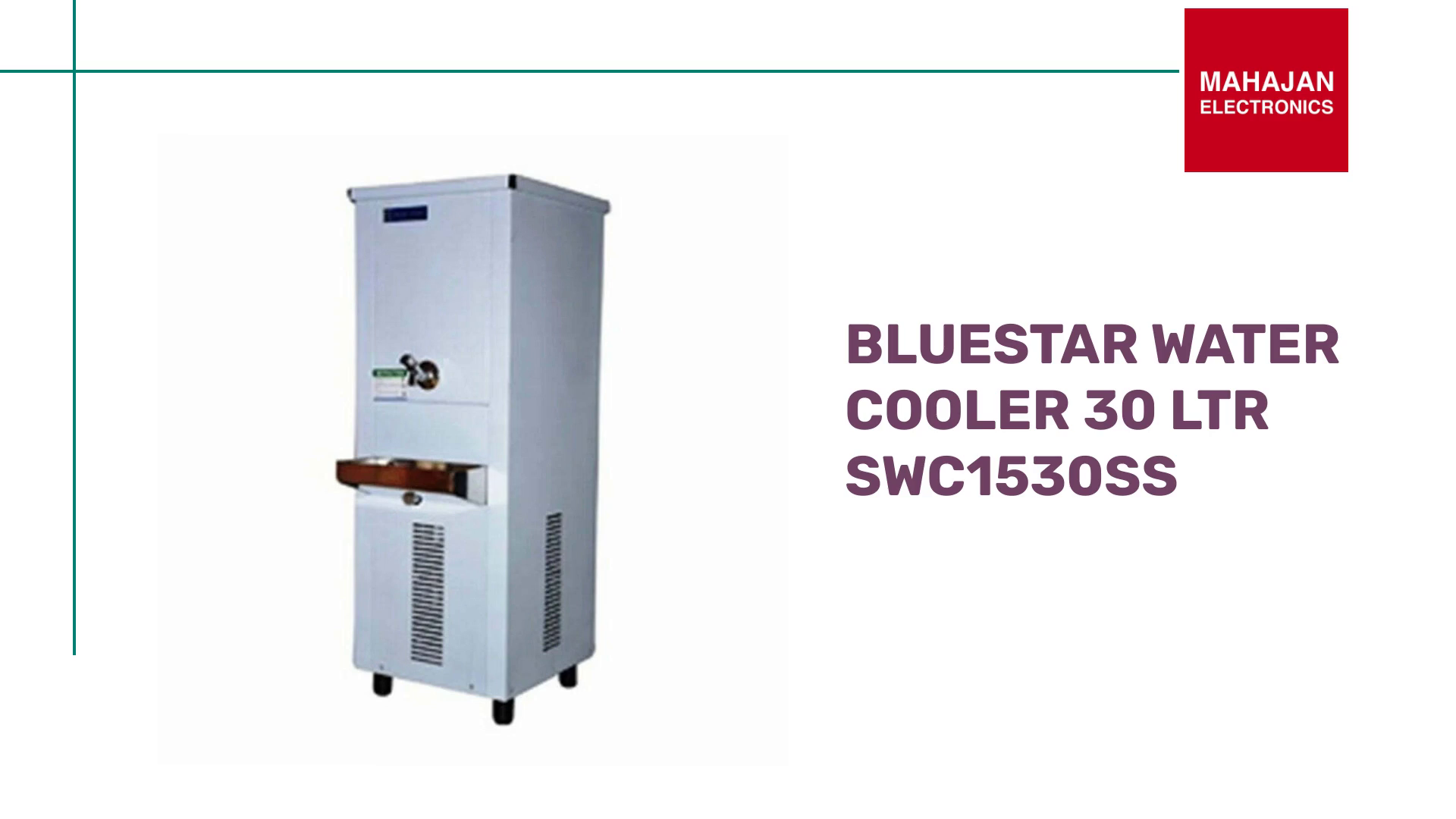 Bluestar Water Cooler 30 ltr SWC1530SS by@Outfy