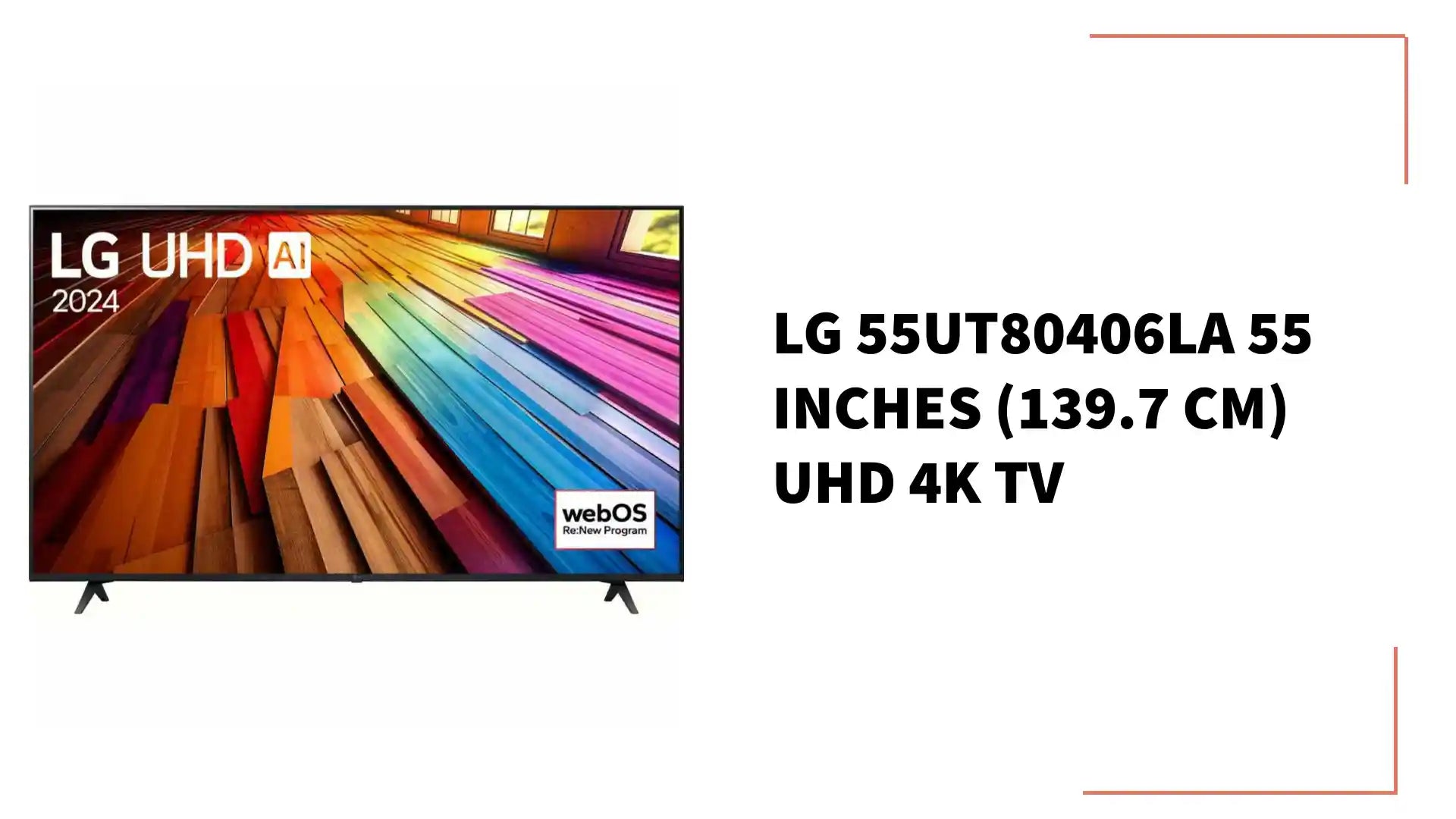 LG 55UT80406LA 55 Inches (139.7 cm) UHD 4k TV by@Outfy