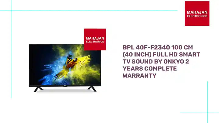BPL 40F-F2340 100 cm (40 inch) Full HD SMART TV Sound By Onkyo 2 Years Complete Warranty by@Outfy