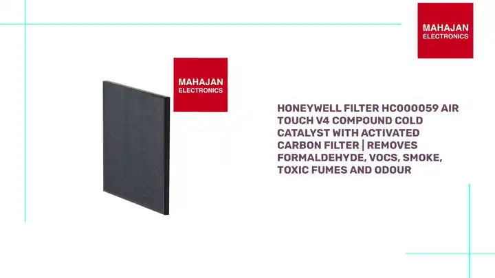 Honeywell Filter HC000059 Air Touch V4 Compound Cold Catalyst with Activated Carbon Filter | Removes Formaldehyde, VOCs, Smoke, Toxic Fumes and Odour by@Outfy
