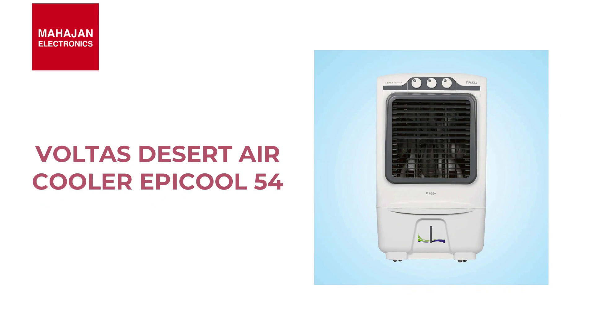 Voltas Desert Air Cooler Epicool 54 by@Outfy