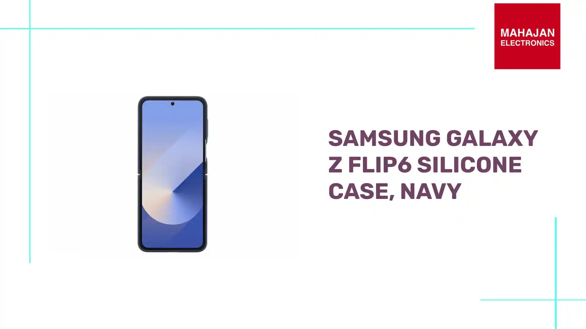 Samsung Galaxy Z Flip6 Silicone Case, Navy by@Outfy