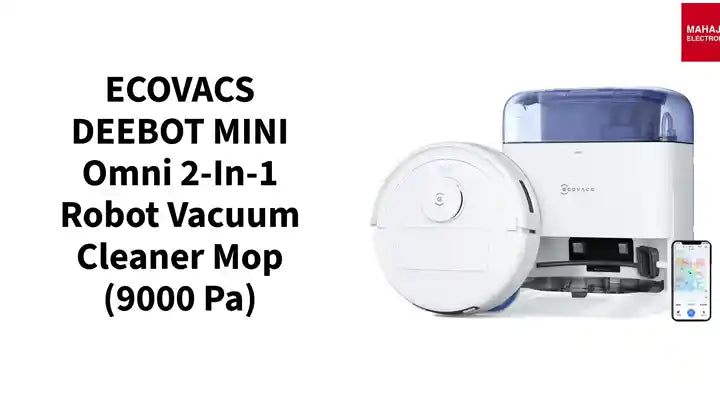 ECOVACS DEEBOT MINI Omni 2-in-1 Robot Vacuum Cleaner Mop (9000 Pa) by@Outfy