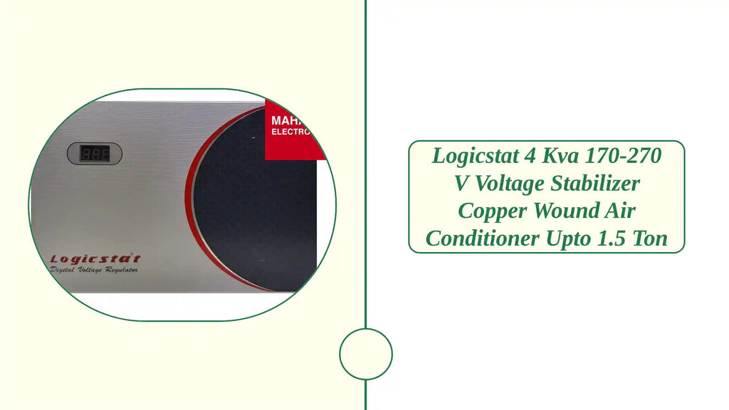 Logicstat 4 Kva 170-270 V Voltage Stabilizer Copper Wound Air Conditioner Upto 1.5 Ton by@Outfy