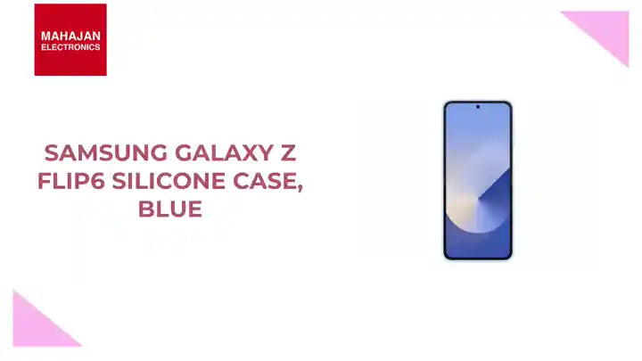 Samsung Galaxy Z Flip6 Silicone Case, Blue by@Outfy