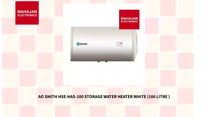 AO Smith HSE-HAS-100 Storage water heater White (100 Litre ) by@Outfy