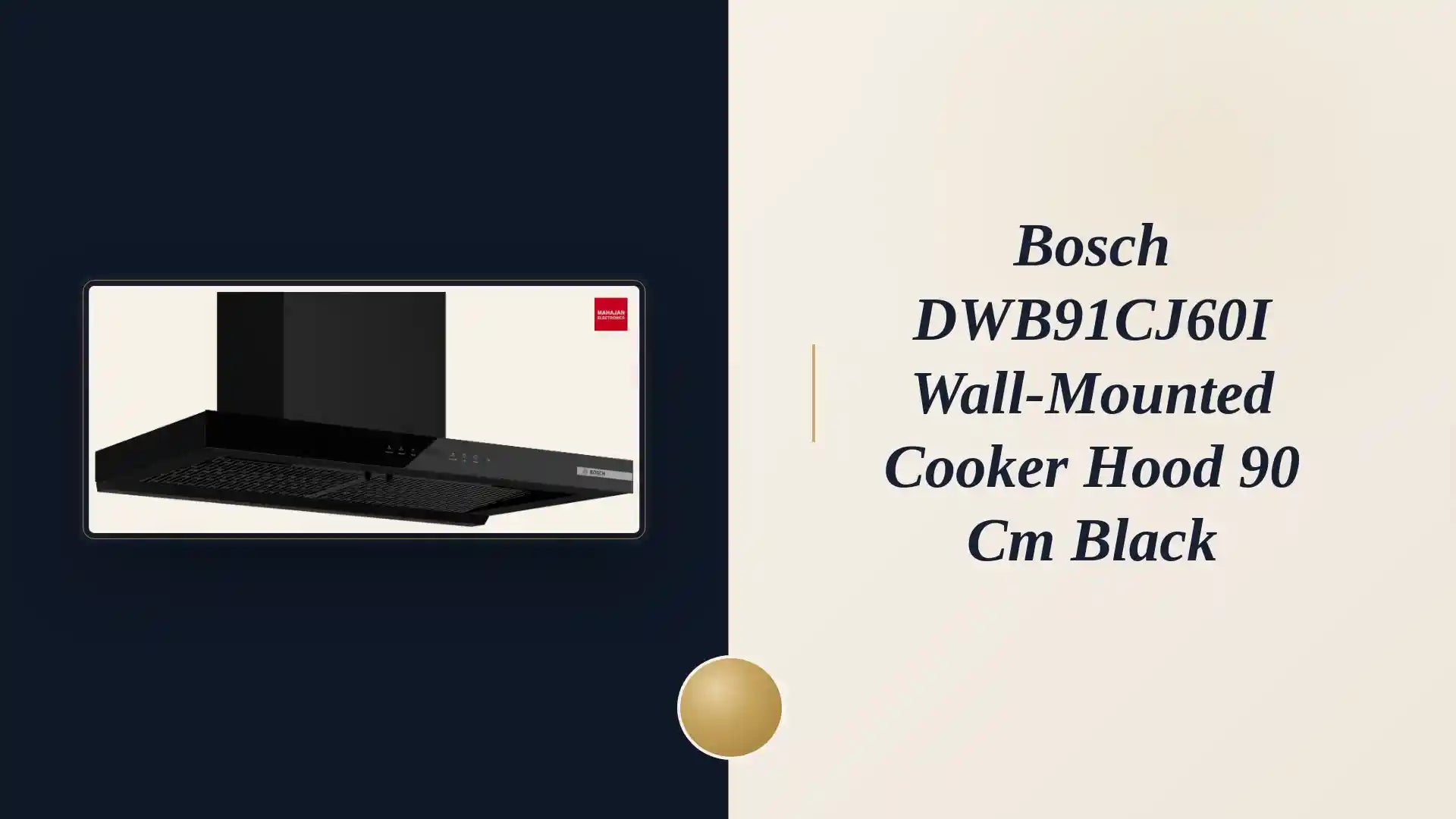 Bosch DWB91CJ60I Wall-Mounted Cooker Hood 90 cm Black by@Outfy