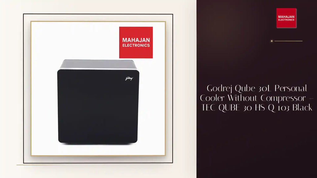 Godrej Qube 30L Personal Cooler Without Compressor &ndash;TEC QUBE 30 HS Q 103 Black by@Outfy
