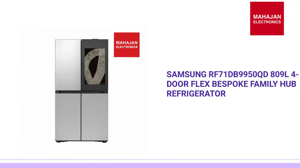Samsung RF71DB9950QD 809L 4-Door Flex BESPOKE Family Hub Refrigerator by@Outfy