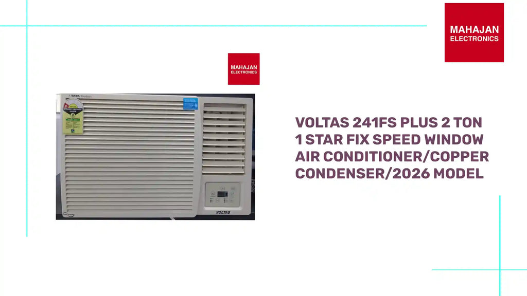 Voltas 241FS Plus 2 Ton 1 Star Fix Speed Window Air Conditioner/Copper Condenser/2026 Model by@Outfy