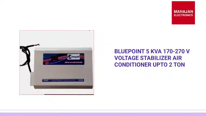 Bluepoint 5 Kva 170-270 V Voltage Stabilizer Air Conditioner Upto 2 Ton by@Outfy