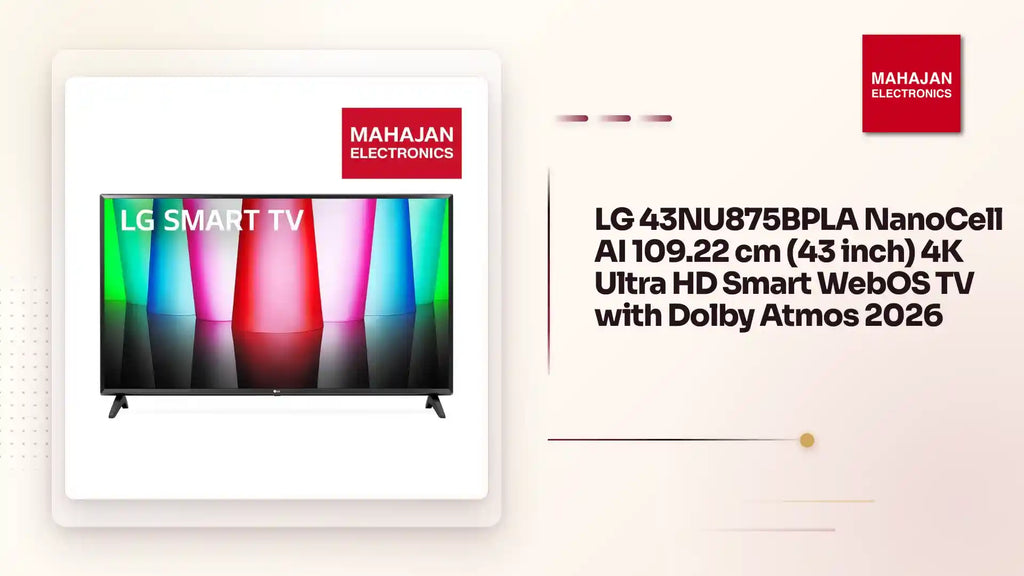 LG 43NU875BPLA NanoCell AI 109.22 cm (43 inch) 4K Ultra HD Smart WebOS TV with Dolby Atmos 2026 by@Outfy