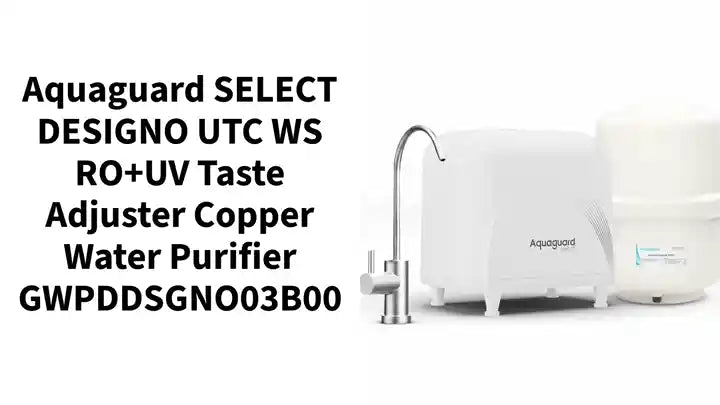 Aquaguard SELECT DESIGNO UTC WS RO+UV Taste Adjuster Copper Water Purifier GWPDDSGNO03B00 by@Outfy