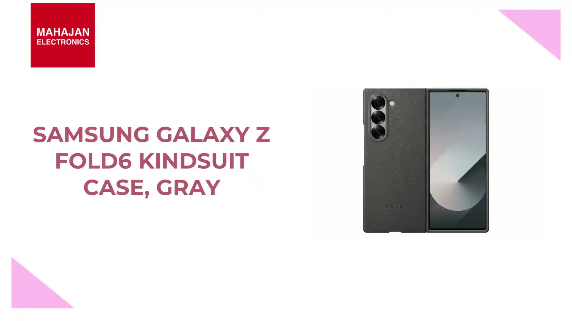 Samsung Galaxy Z Fold6 Kindsuit Case, Gray by@Outfy
