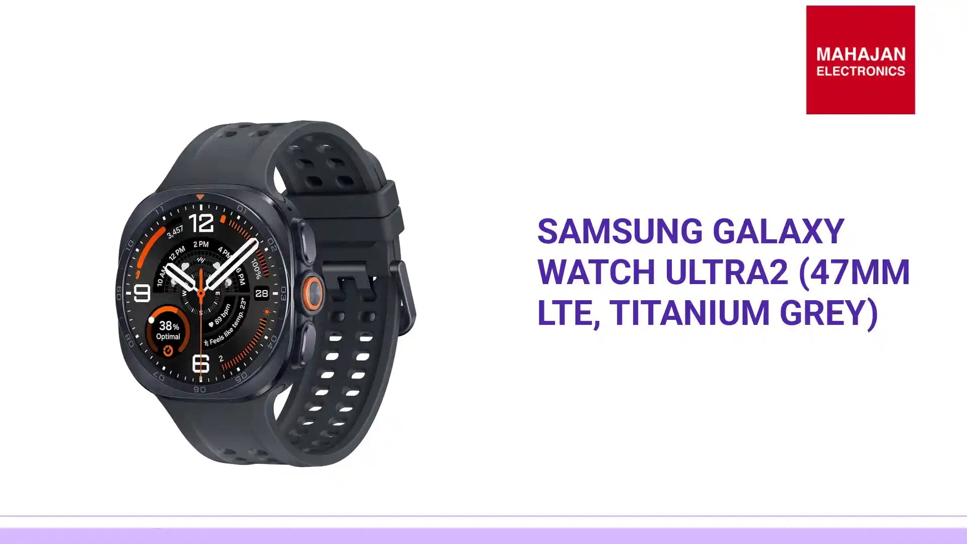 Samsung Galaxy Watch Ultra2 (47mm LTE, Titanium Grey) by@Outfy