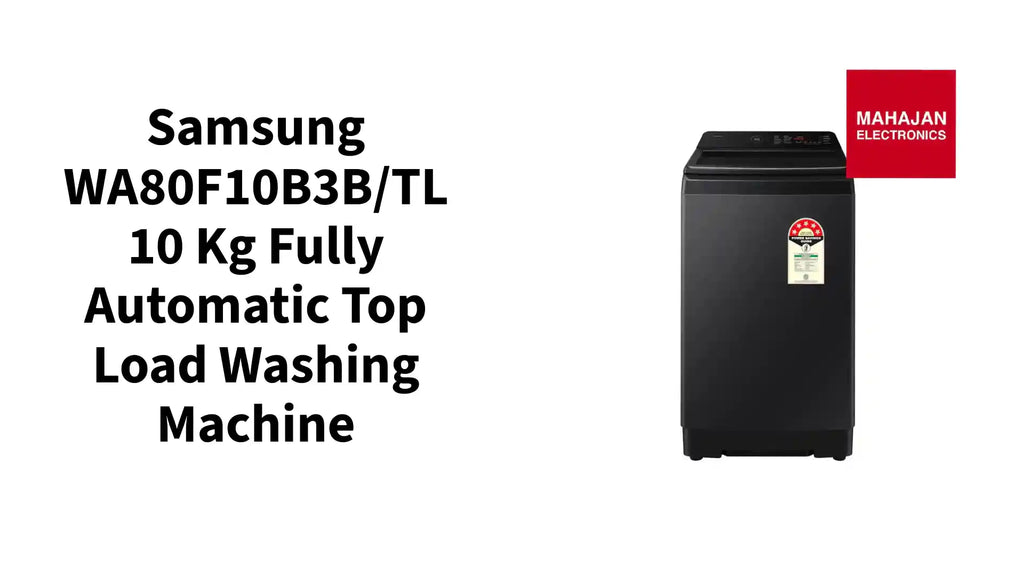 Samsung WA80F10B3B/TL 10 Kg Fully Automatic Top Load Washing Machine by@Outfy