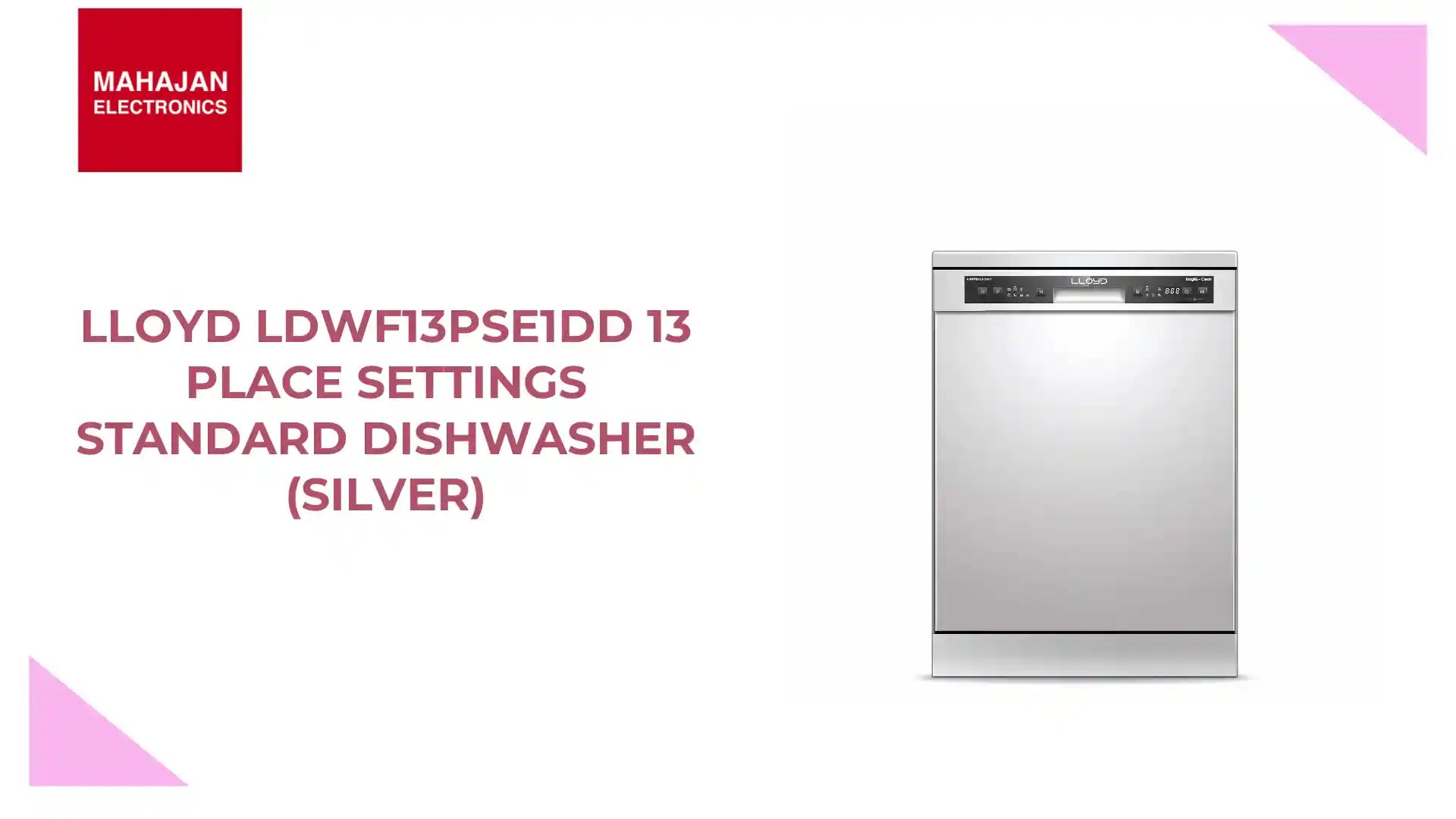 Lloyd LDWF13PSE1DD 13 Place Settings Standard Dishwasher (Silver) by@Outfy