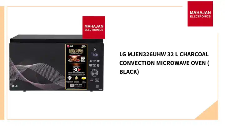 LG MJEN326UHW 32 L Charcoal Convection Microwave Oven ( Black) by@Outfy