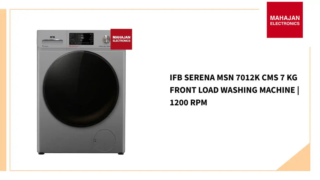 IFB Serena MSN 7012K CMS 7 Kg Front Load Washing Machine | 1200 RPM by@Outfy