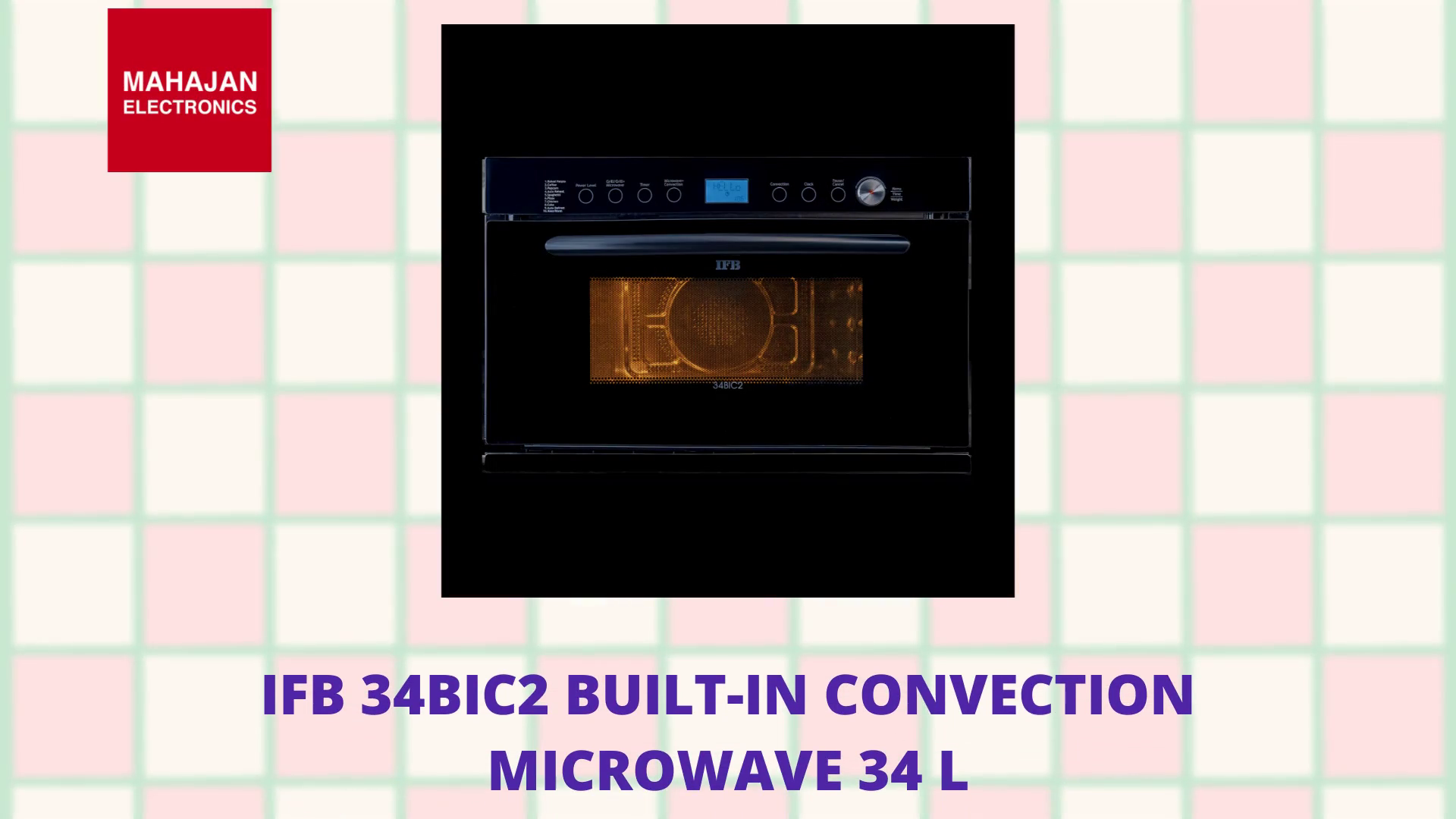 IFB 34BIC2 Built-in Convection Microwave 34 L by@Outfy