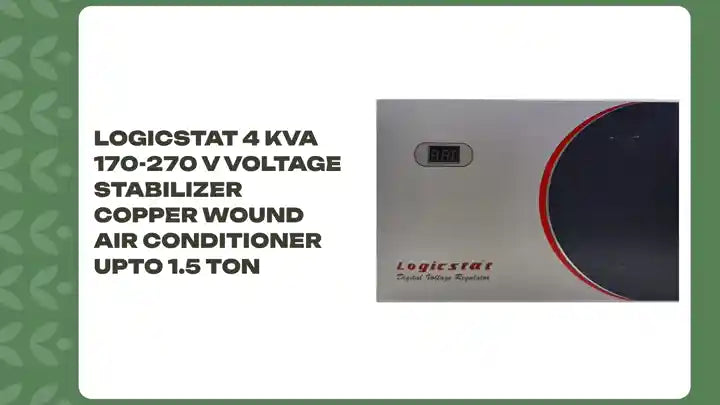Logicstat 4 Kva 170-270 V Voltage Stabilizer Copper Wound Air Conditioner Upto 1.5 Ton by@Outfy