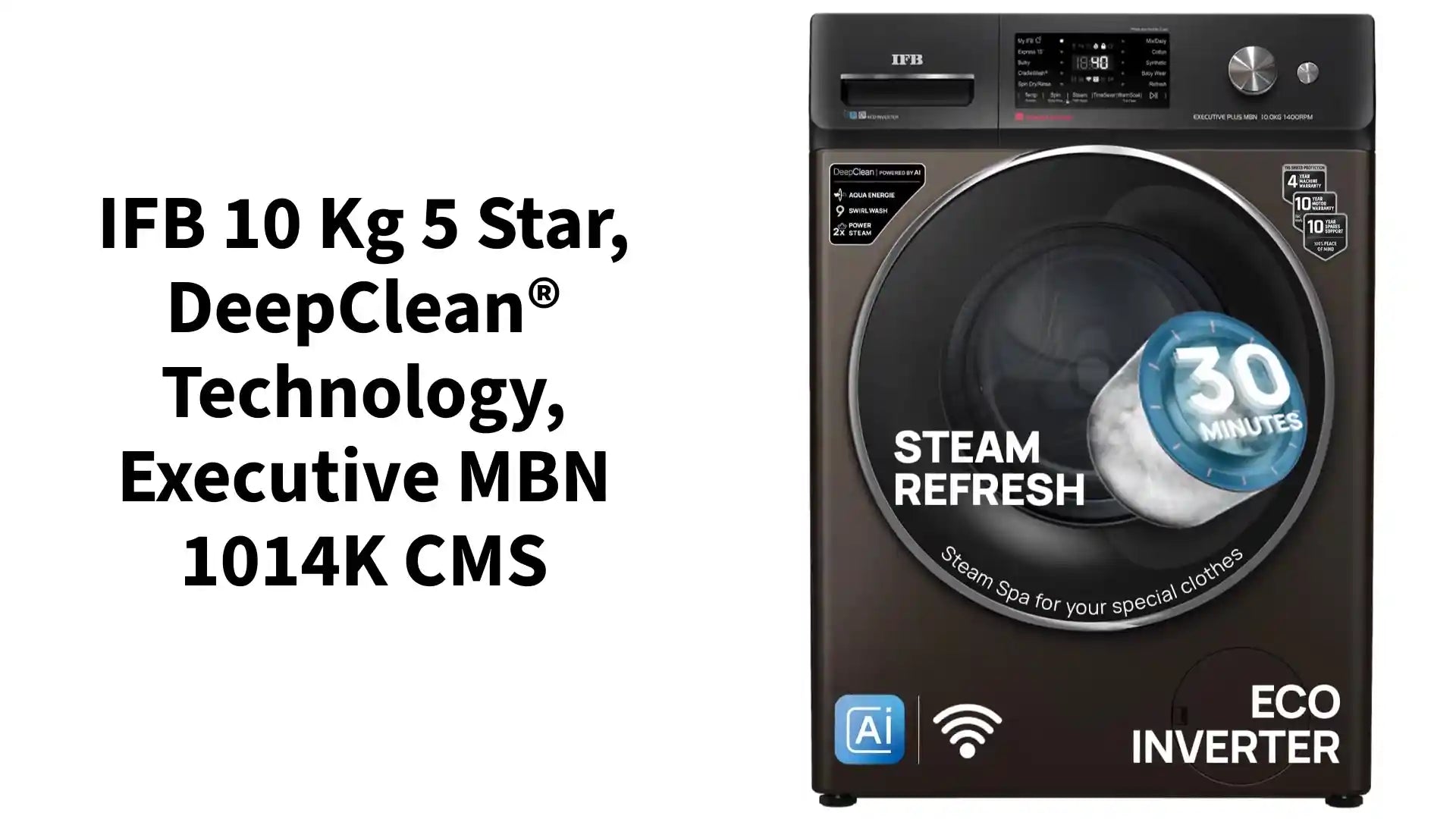 IFB 10 Kg 5 Star, DeepClean&reg; Technology, Executive MBN 1014K CMS by@Outfy