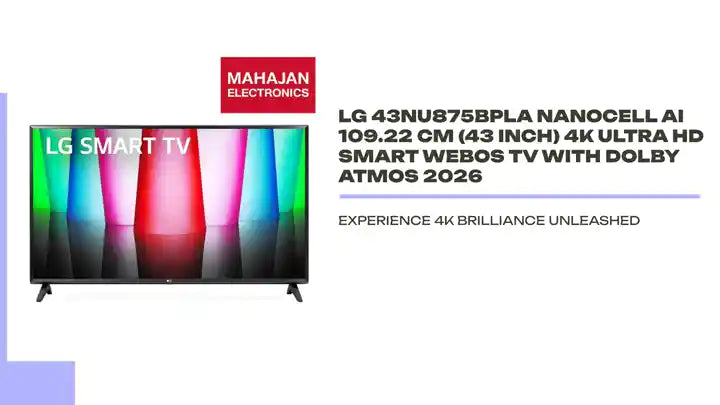 LG 43NU875BPLA NanoCell AI 109.22 cm (43 inch) 4K Ultra HD Smart WebOS TV with Dolby Atmos 2026 by@Outfy