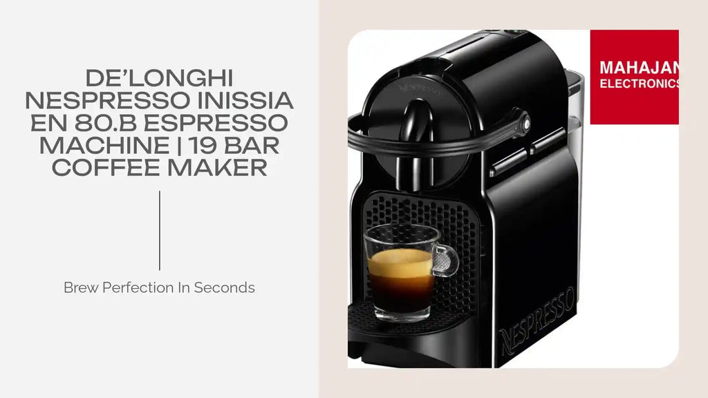 De&rsquo;Longhi Nespresso Inissia EN 80.B Espresso Machine | 19 Bar Coffee Maker by@Outfy