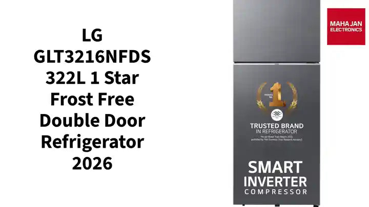 LG GLT3216NFDS 322L 1 Star Frost Free Double Door Refrigerator 2026 by@Outfy