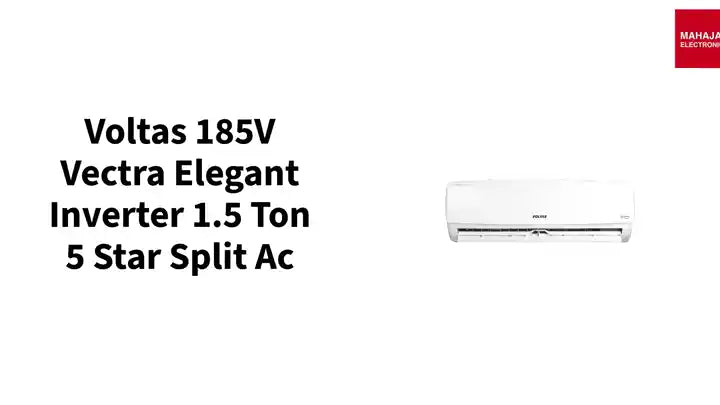 Voltas 185V Vectra Elegant Inverter 1.5 Ton 5 Star Split Ac by@Outfy