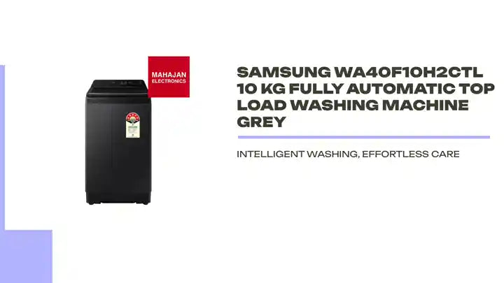 Samsung WA40F10H2CTL 10 Kg Fully Automatic Top Load Washing Machine Grey by@Outfy