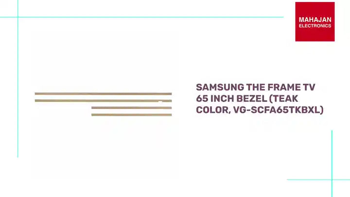 Samsung The Frame TV 65 inch Bezel (Teak Color, VG-SCFA65TKBXL) by@Outfy