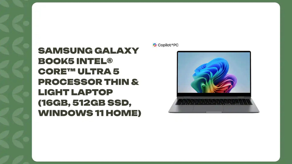 SAMSUNG Galaxy Book5 Intel&reg; Core&trade; Ultra 5 Processor Thin & Light Laptop (16GB, 512GB SSD, Windows 11 Home) by@Outfy