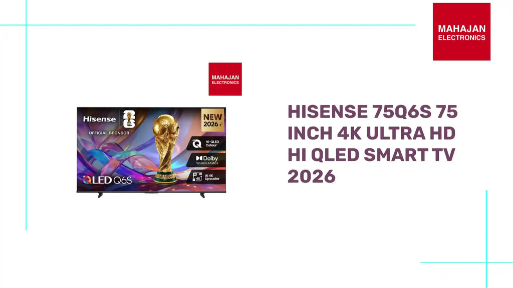 Hisense 75Q6S 75 Inch 4K Ultra HD Hi QLED Smart TV 2026 by@Outfy