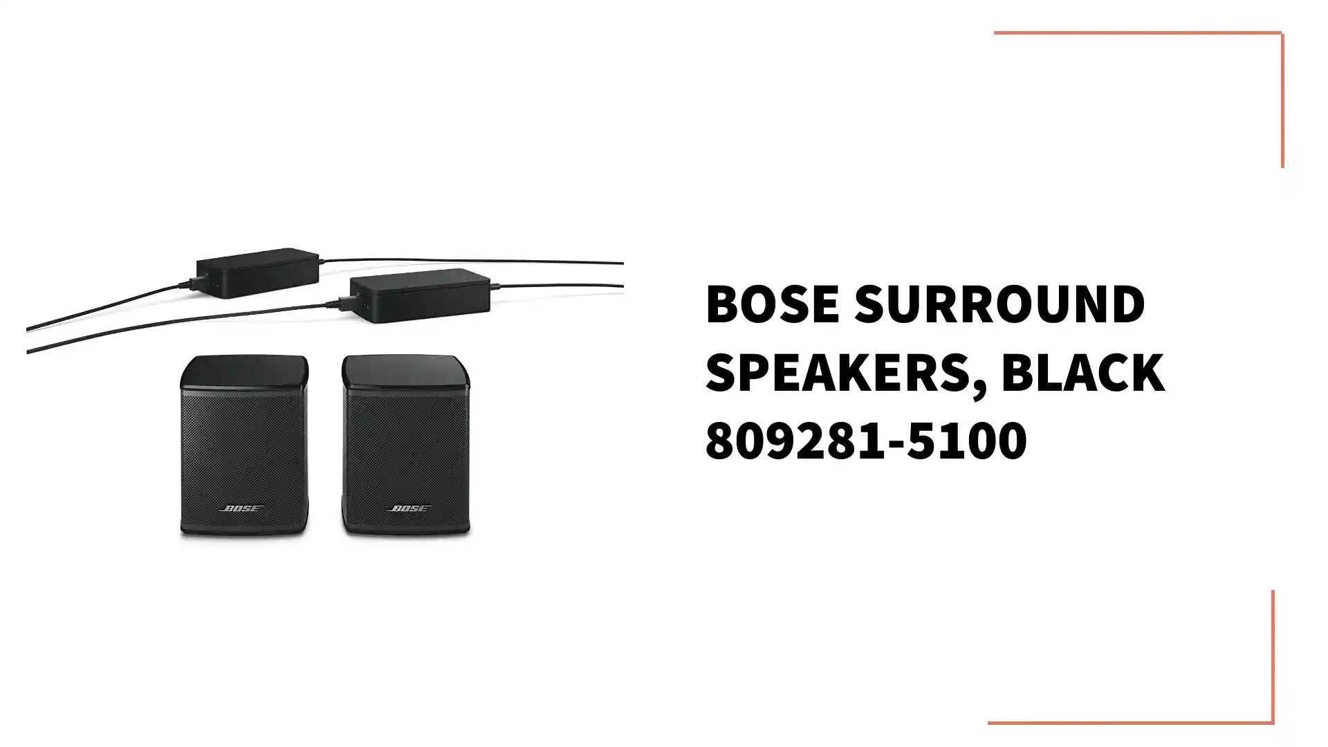 Bose Surround Speakers, Black 809281-5100 by@Outfy